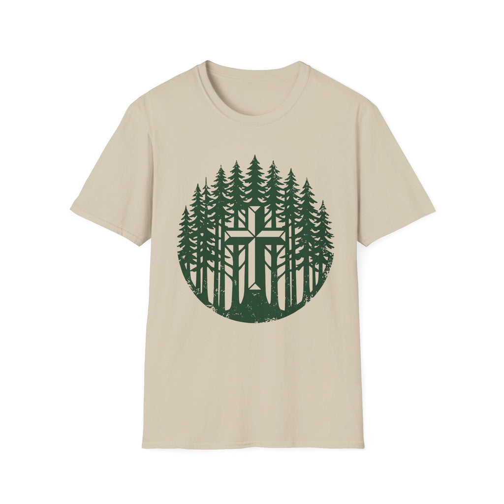 Cross in Pines Circle T-Shirt
