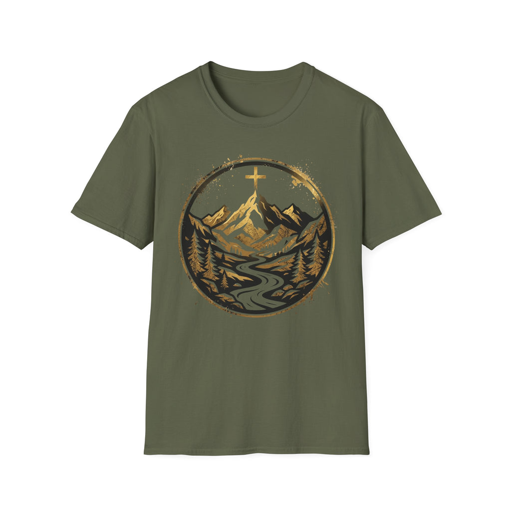 Mountain and Cross T-shirt