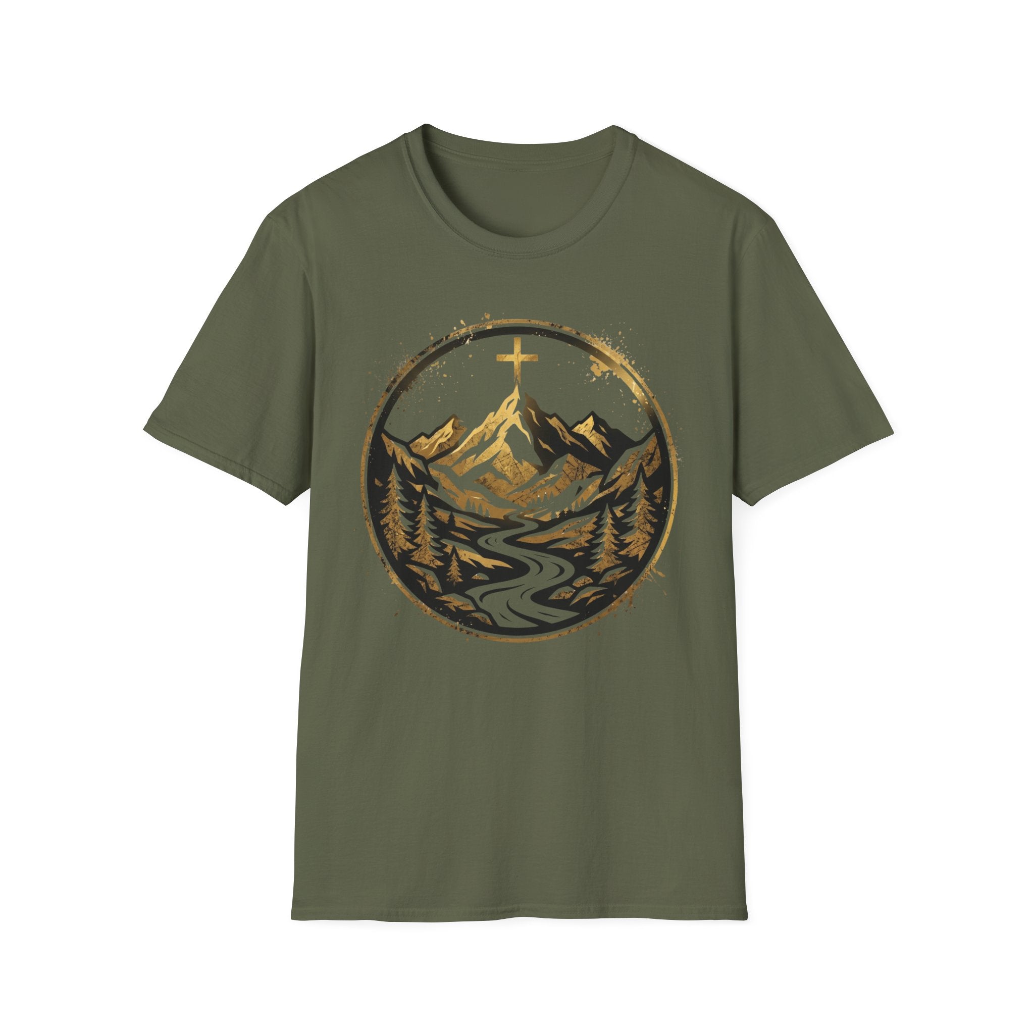 Mountain and Cross T-shirt