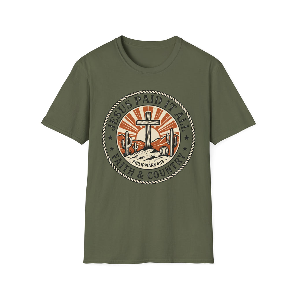 Faith & Country Cross T-shirt
