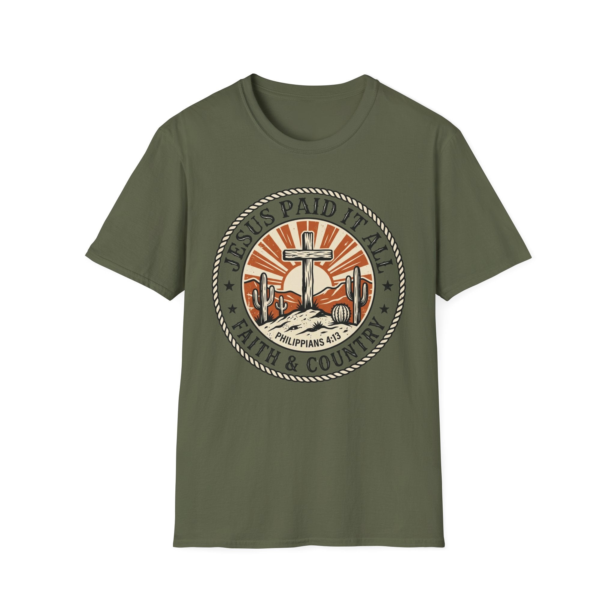Faith & Country Cross T-shirt