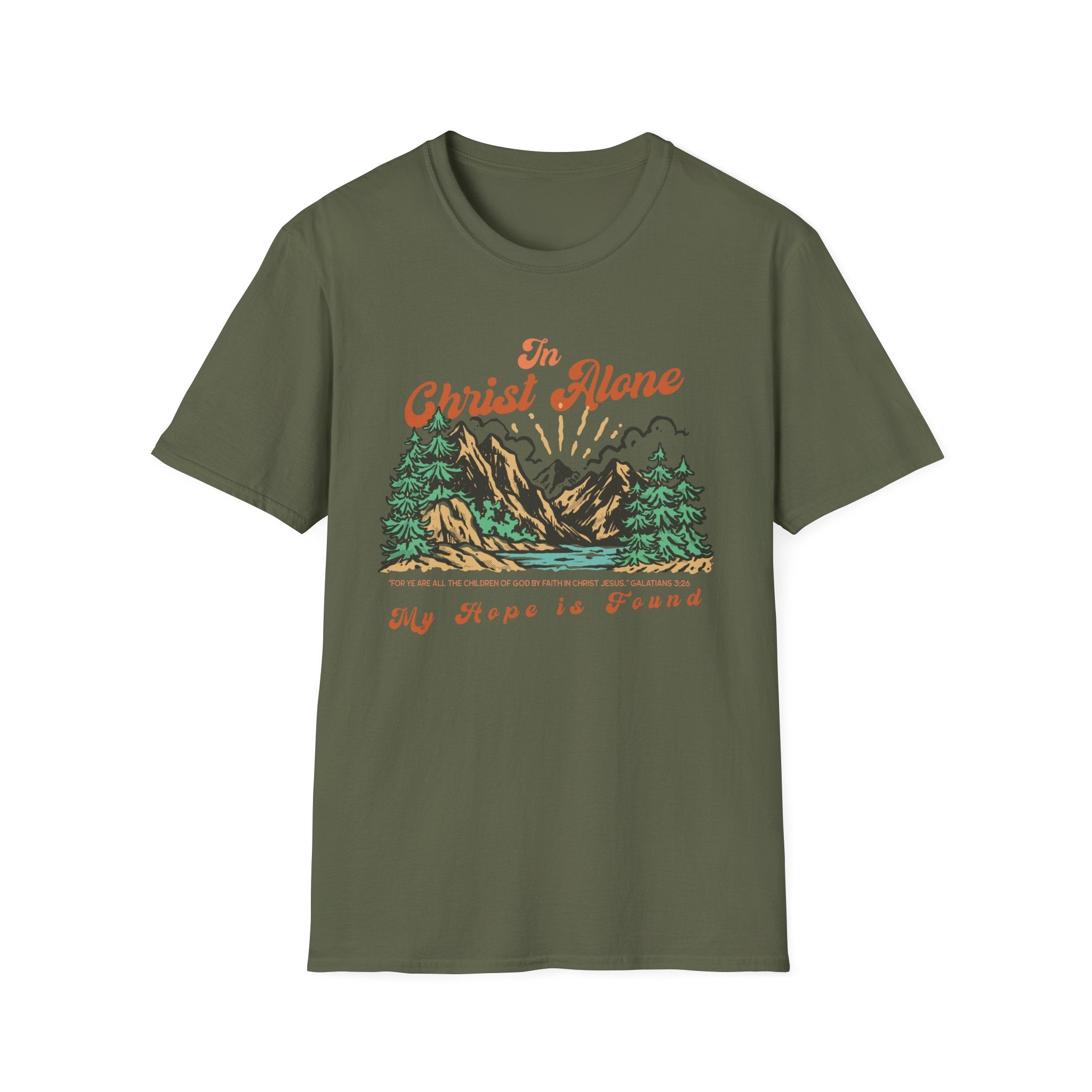 In Christ Alone Mountains T-Shirt
