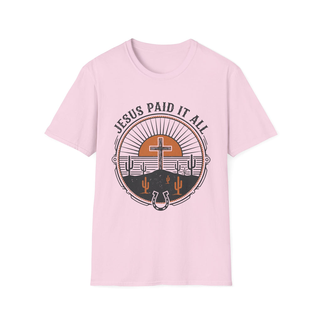 Jesus Paid It All Cross T-Shirt