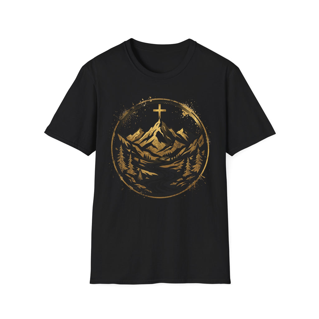 Mountain and Cross T-shirt