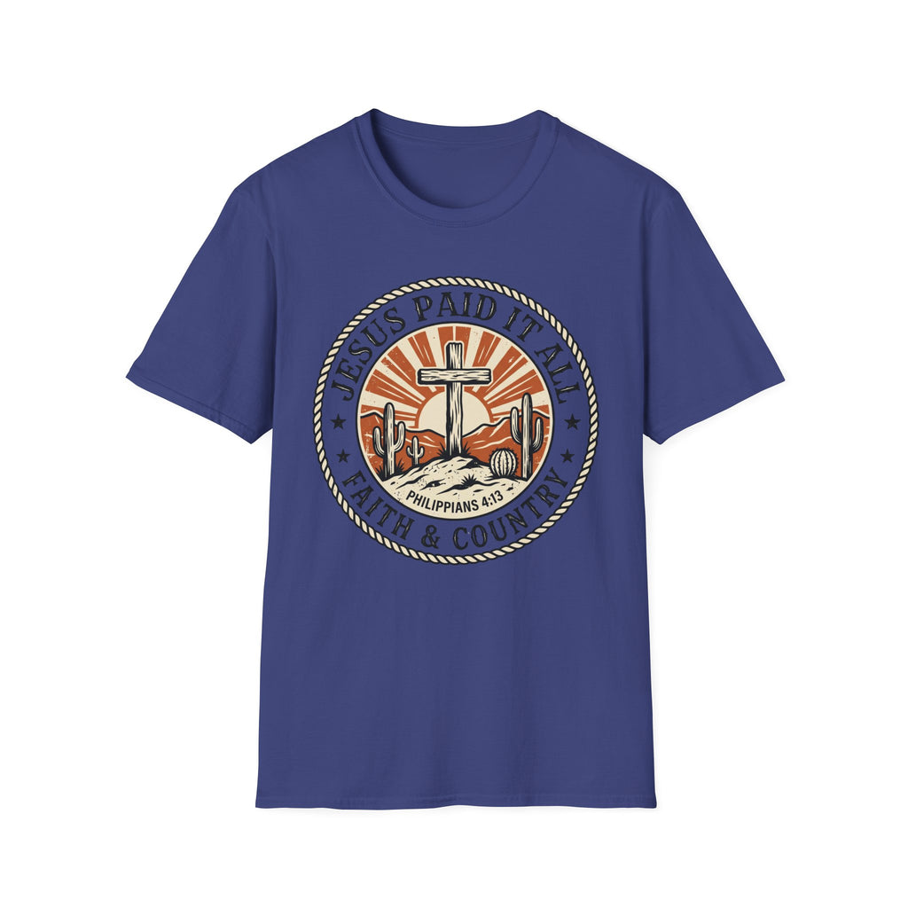 Faith & Country Cross T-shirt