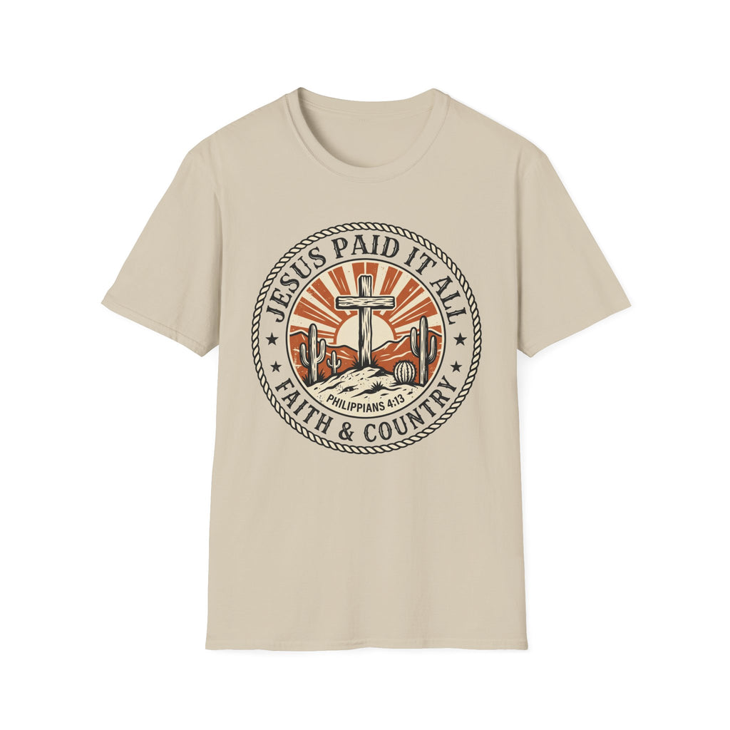 Faith & Country Cross T-shirt