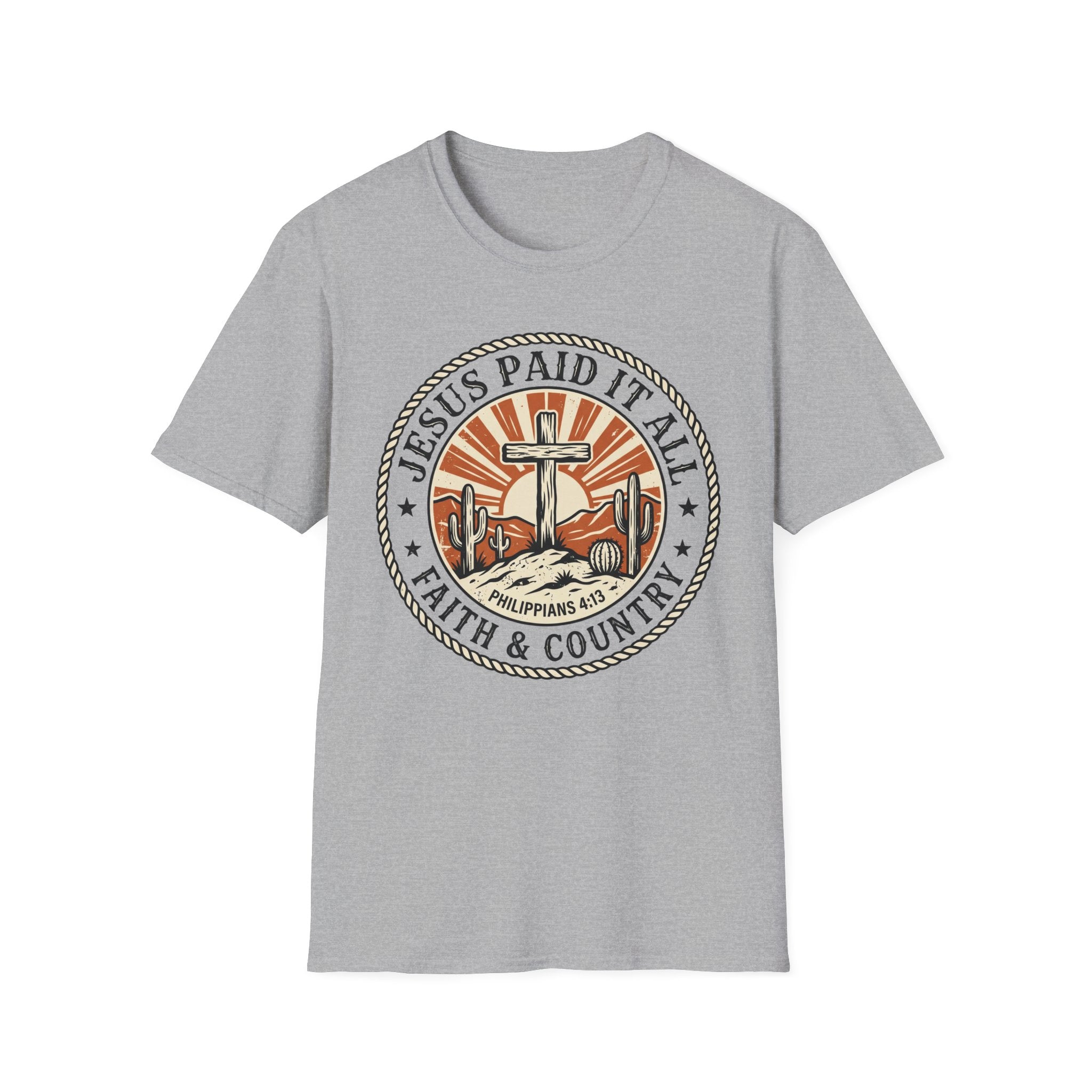 Faith & Country Cross T-shirt
