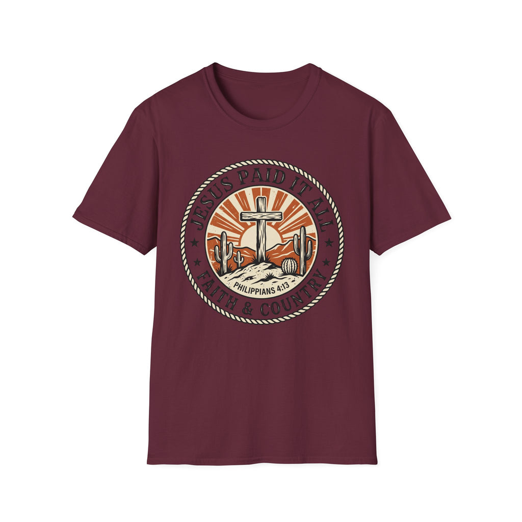 Faith & Country Cross T-shirt