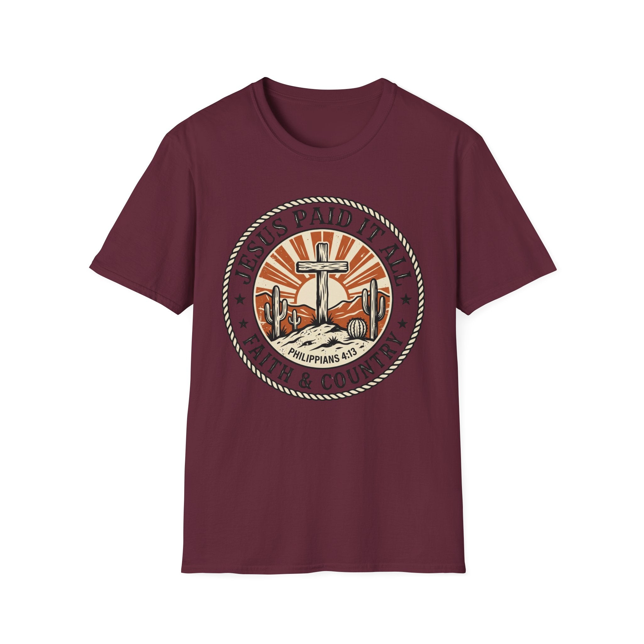 Faith & Country Cross T-shirt