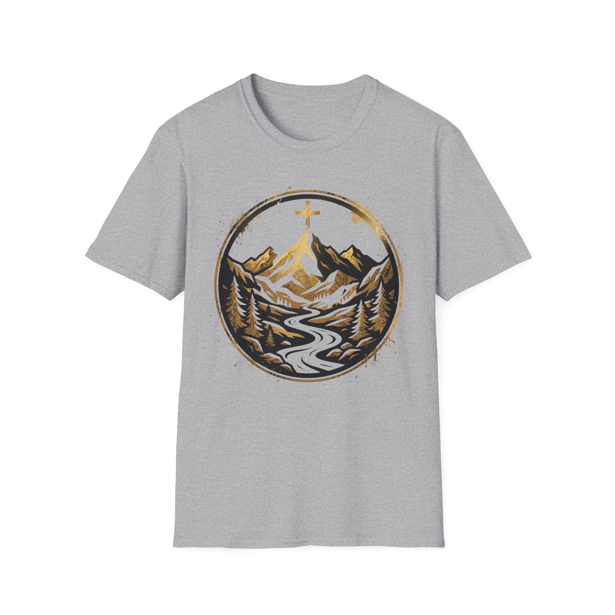Mountain and Cross T-shirt